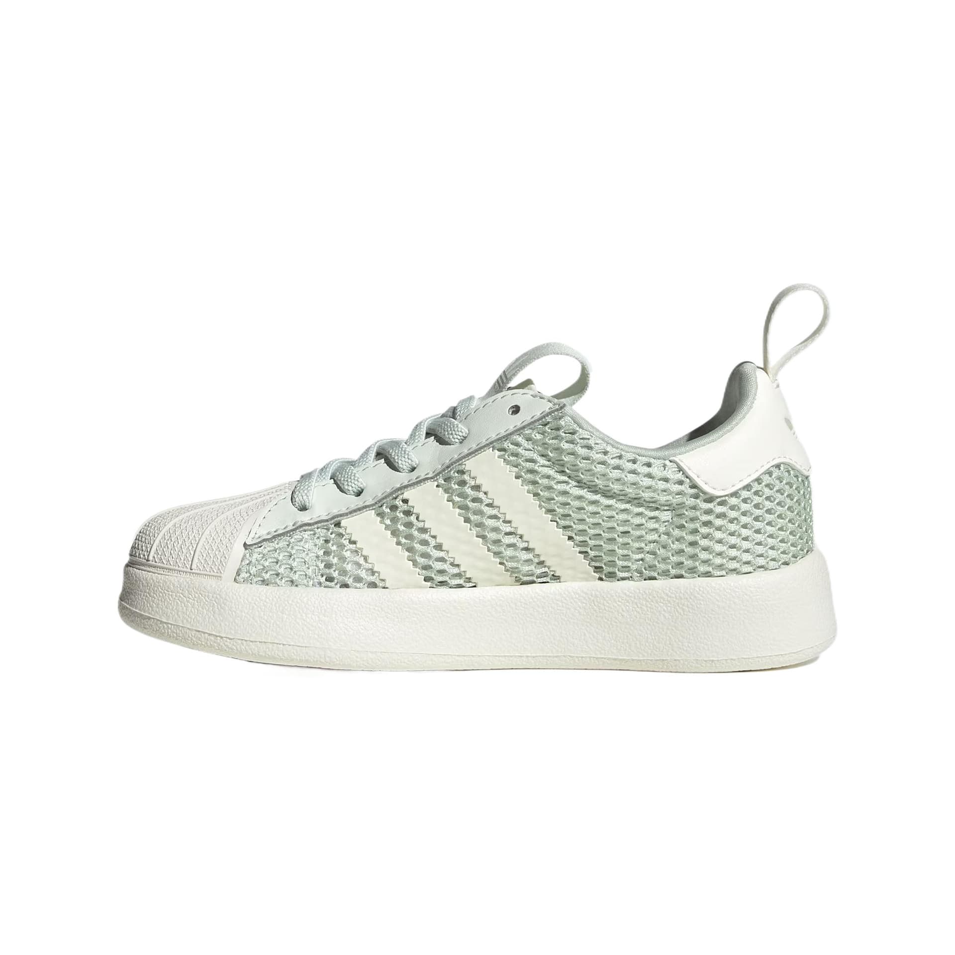 Кроссовки Adidas Originals AdiFOM Superstar Low Топ Детская Скейтбординг Обувь Кристально-Зеленый Жадеит Детская - изображение 3