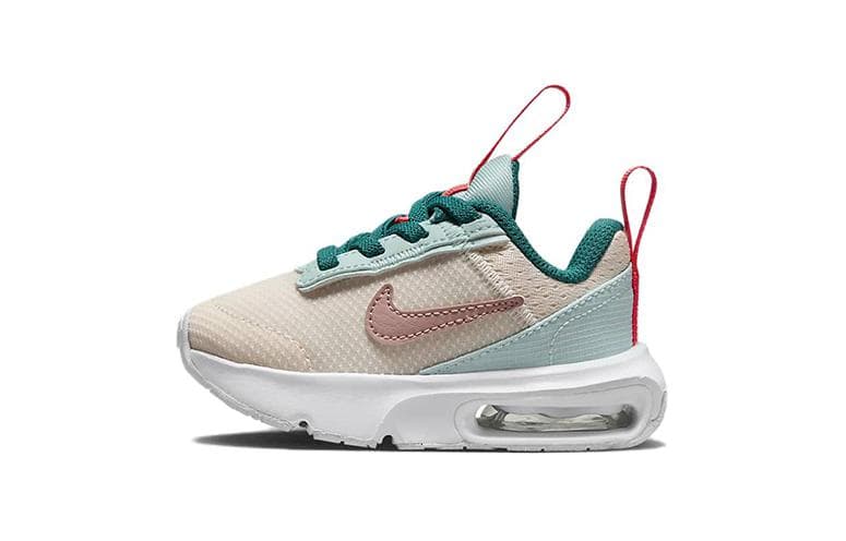 Кроссовки Nike Air Max INTRLK Лайт Амортизация Дышащий Амортизация Дышащий Низкий Верх Обувь для малышей Зеленый Бежевый - изображение 1