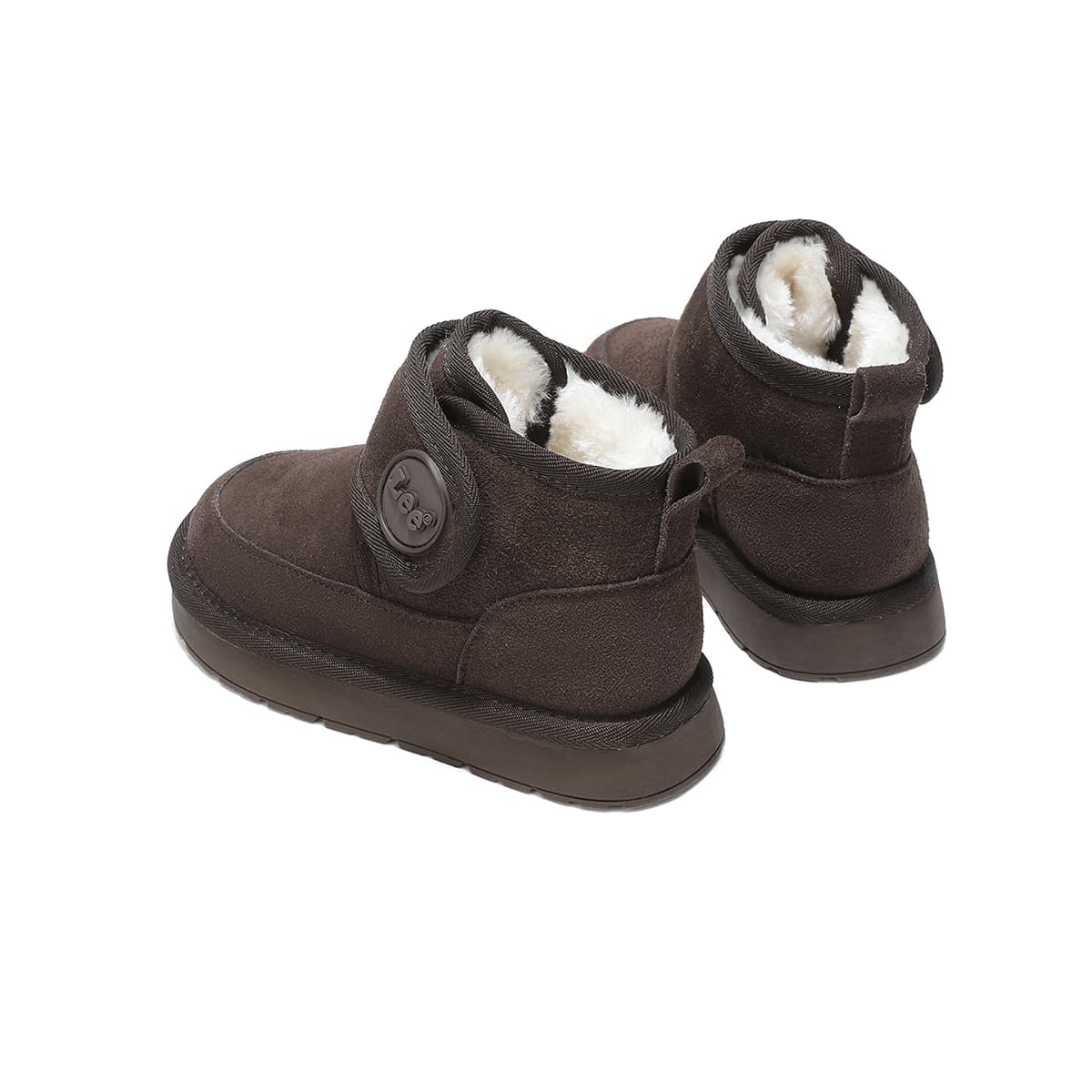 lee Fashion Versatile Удобный С флисовой подкладкой Подкладка Студенты Кампус Трендово Активный отдых High Топ Сноубутсы - изображение 4