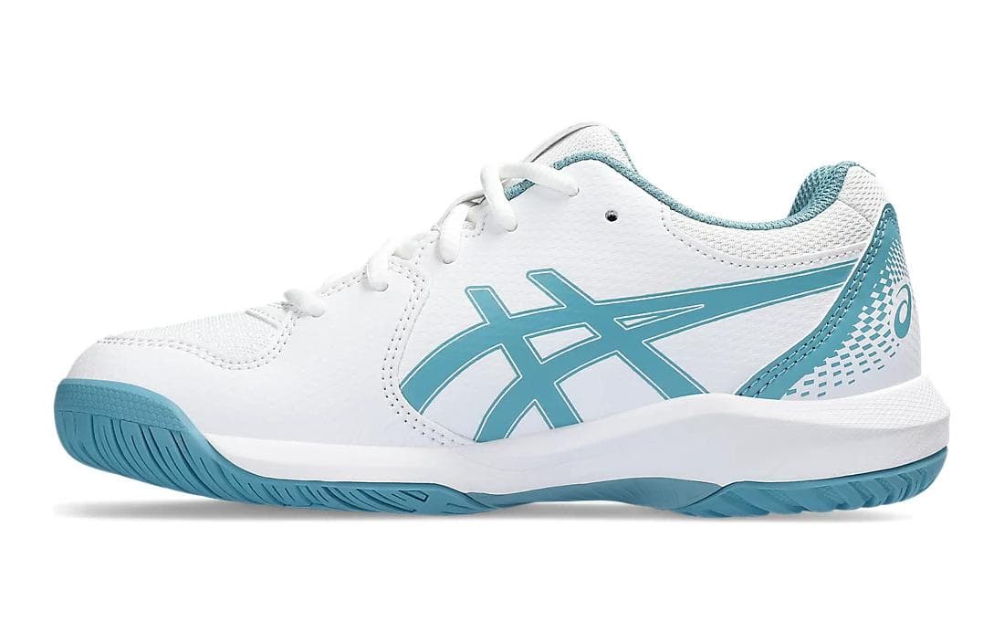 Кроссовки Asics Gel Dedicate 8 Спортивная Низкопрофильная Беговая Обувь Синие Белые Детские - изображение 1