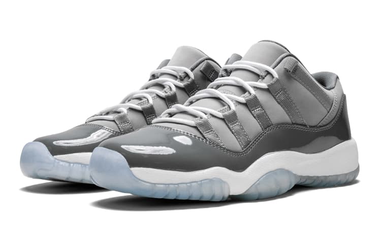 Кроссовки для баскетбола Jordan Air Jordan 11 Retro Low Cool Grey GS - изображение 6