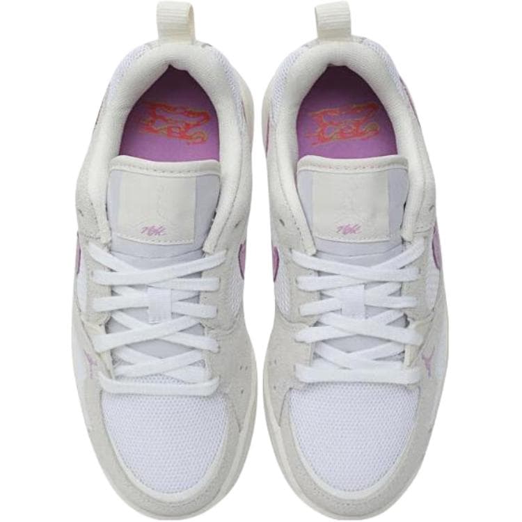 Кроссовки Jordan CMFT Era Low Баскетбольные кроссовки Белый Серый Фиолетовый Унисекс - изображение 3