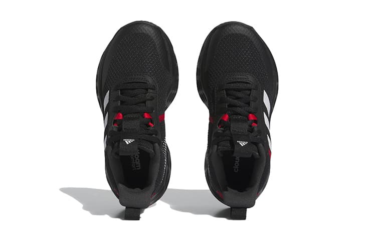 Кроссовки для баскетбола Adidas OwnTheGame 2,0 Устойчивые к истиранию низкие детские баскетбольные кроссовки черного цвета для детей - изображение 5