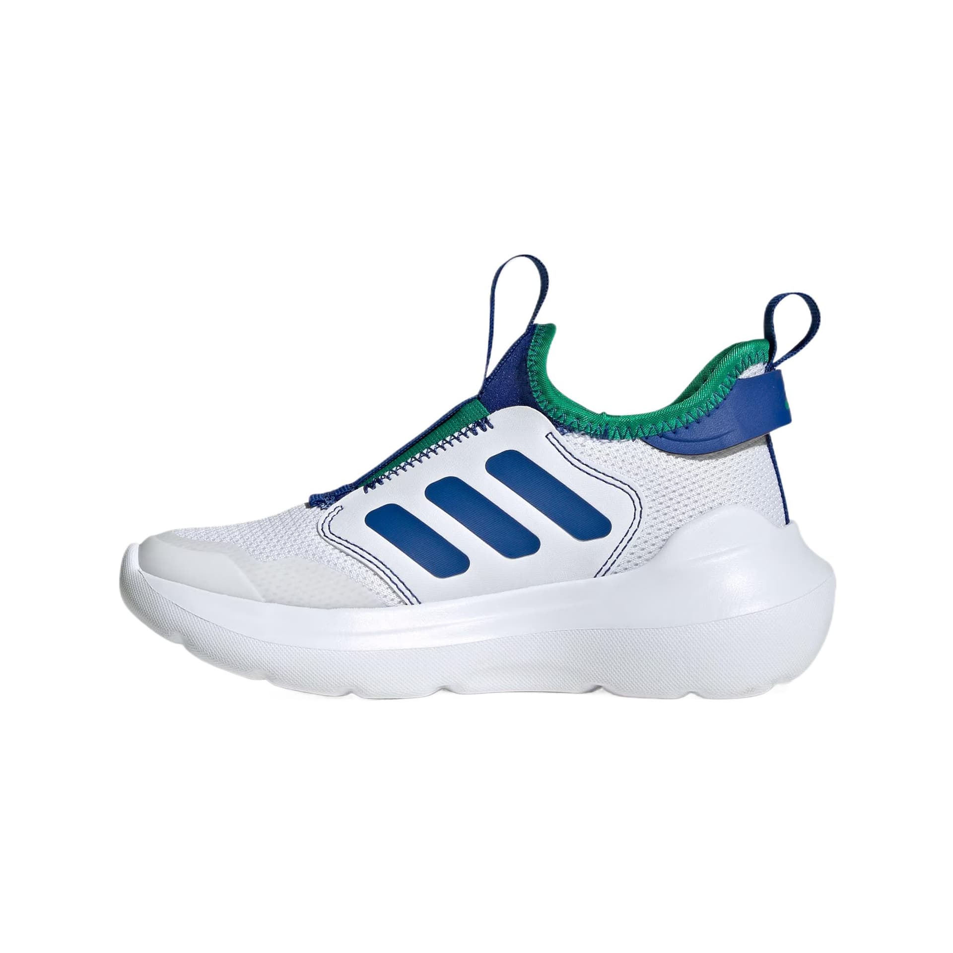 Кроссовки Adidas Tensaur Kids Lifestyle Shoes Королевский синий Газонный зеленый Белый Детский - изображение 3
