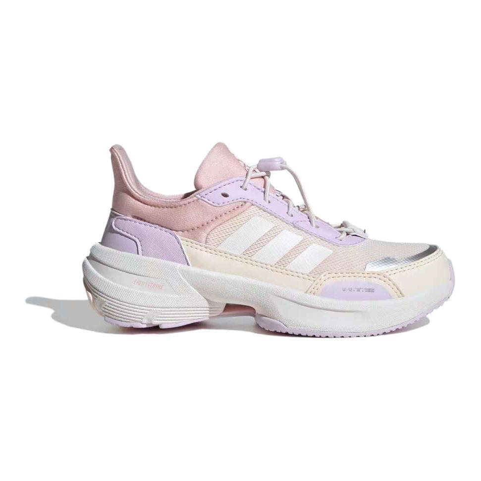 Кроссовки Adidas MTS Ткань Устойчивая к истиранию Низкий верх Детская повседневная обувь Айвори - изображение 2