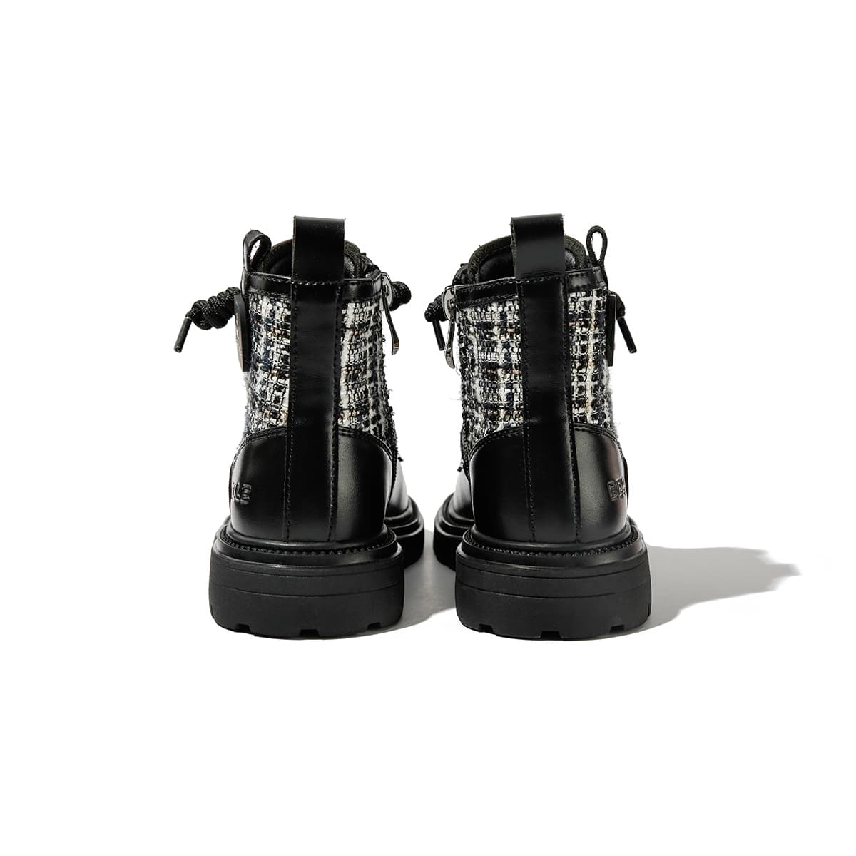 BELLE Детские кожаные сапоги High Top Черные Kids - изображение 4