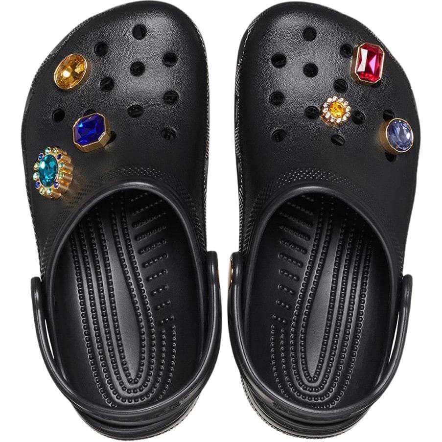 Crocs Classic clog Sabo Rubber Baby Black Crocs Classic clog Сабо Рубиновый Детский Черный - изображение 4