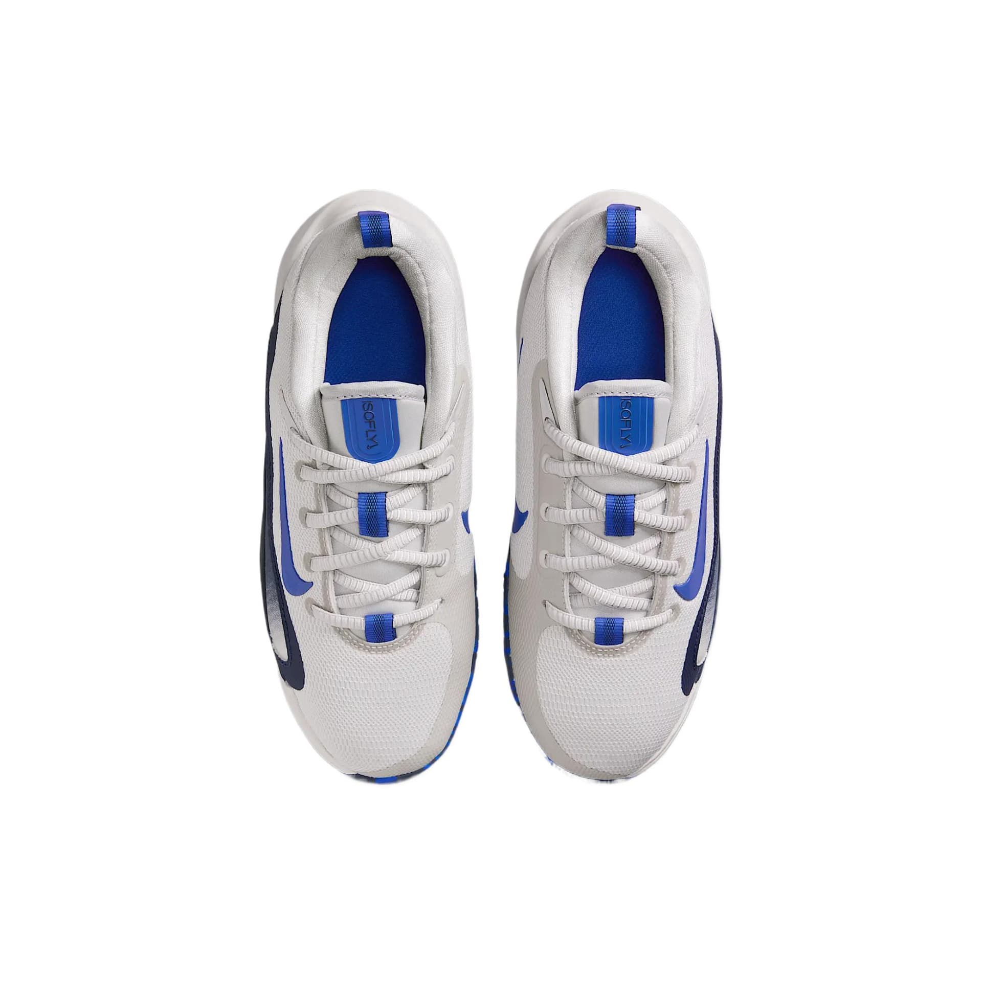 Кроссовки для баскетбола Nike ISOFLY Low Топ Детская Баскетбольная Обувь Серый Синий Малыш - изображение 4