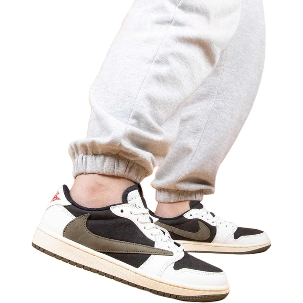 Кроссовки для баскетбола Travis Scott x Jordan Air Jordan 1 Low OG "Olive" PS - изображение 3