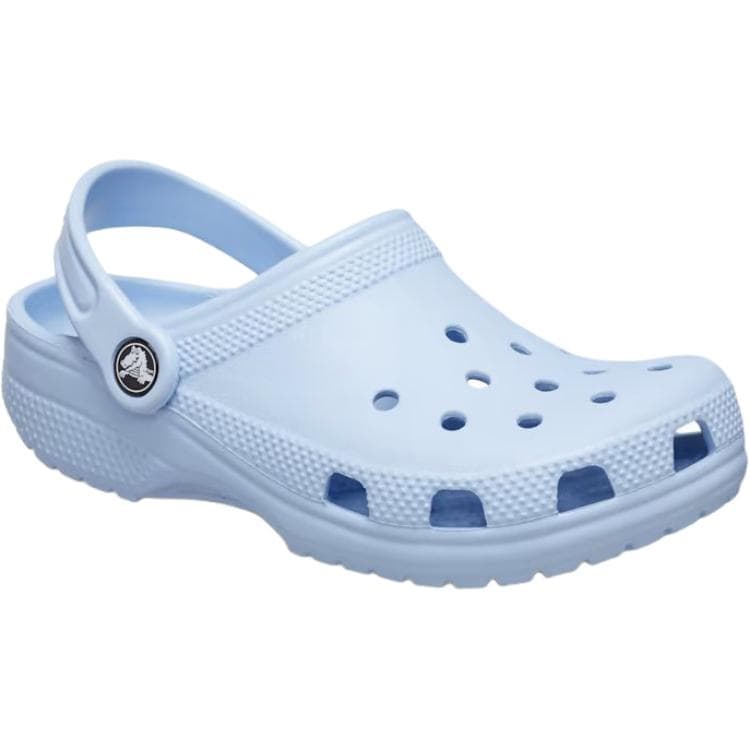 Сандалии Crocs Classic сандалии низкие с клином для детей светло-синие детские - изображение 3