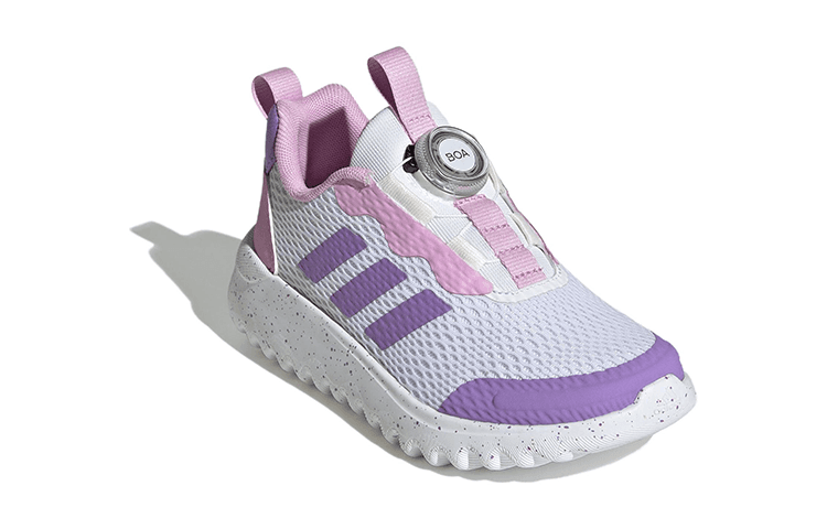 Кроссовки Adidas ActiveFlex BOA 3,0 Дышащие Низкие Кроссовки для Беговых Занятий Детские Белые Фиолетовые Детские - изображение 3