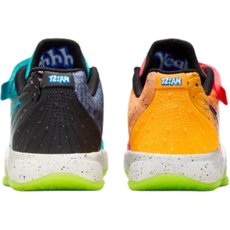 Кроссовки для баскетбола Nike X Kool Aid Ja 2 Противоскользящие Низкие Детские Баскетбольные Кроссовки Красный Синий Малыш - изображение 5