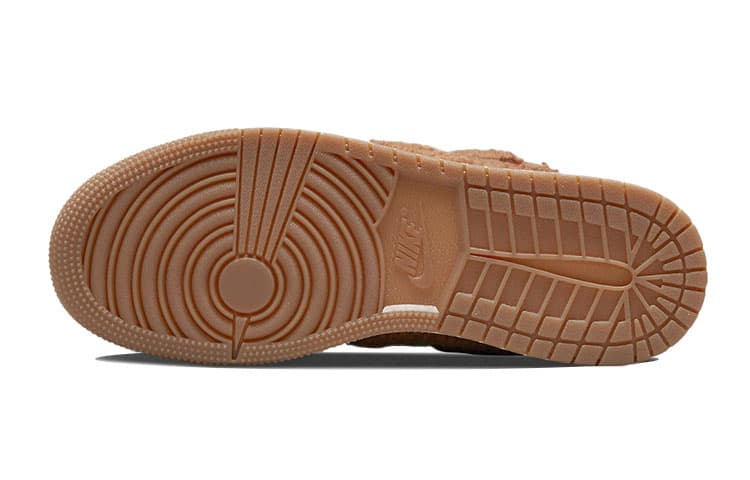 Кроссовки для баскетбола Jordan Air Jordan 1 Low Utility "Teddy Bear" GS - изображение 8