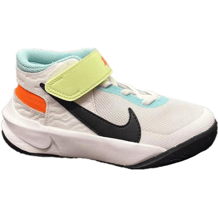 Кроссовки для баскетбола Nike Team Hustle D 10 противоскользящие MID детские баскетбольные кроссовки белые для малышей - изображение 2
