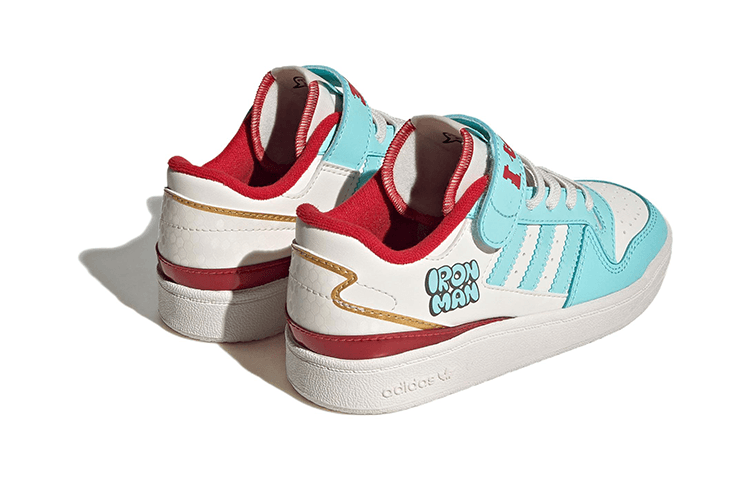 Кроссовки Disney x Adidas Originals FORUM Детская обувь для скейтбординга с низким верхом кожа устойчивая к абразиву - изображение 4