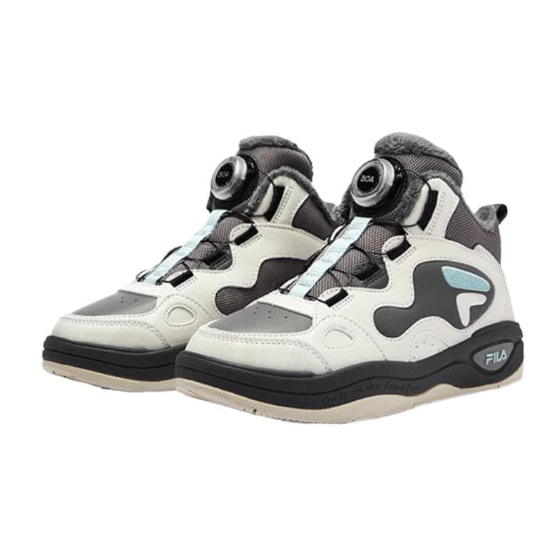 FILA BOA Детские ботинки Дымчатый серый Лилия белый Детский - изображение 2