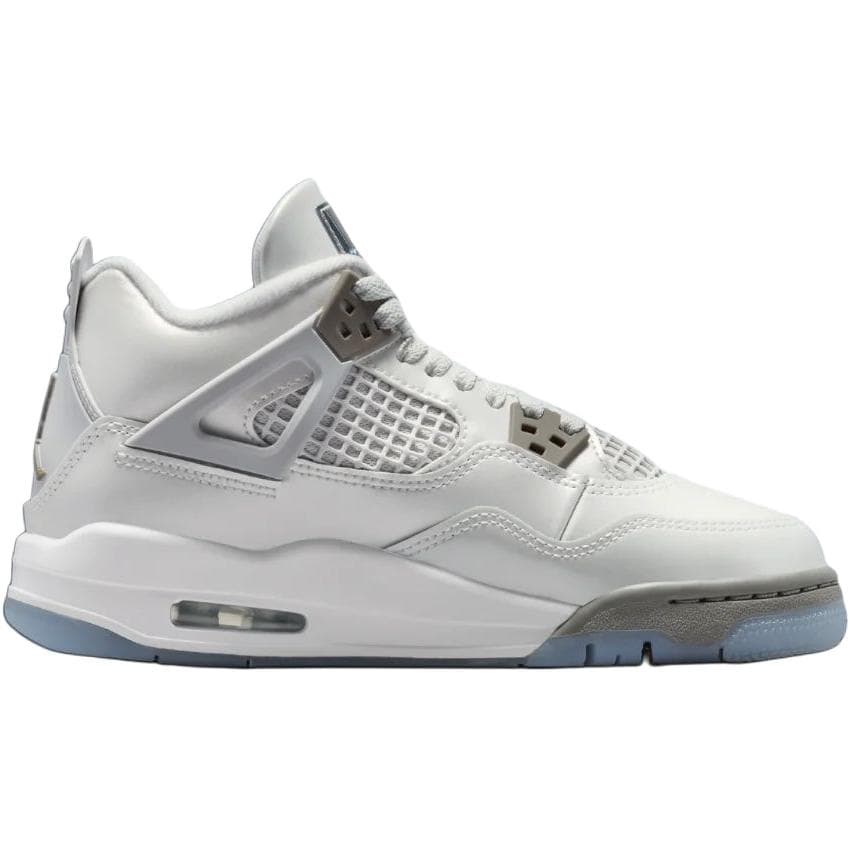 Кроссовки для баскетбола Jordan Air Jordan 4 Баскетбольные кроссовки Серый Синий Унисекс - изображение 2