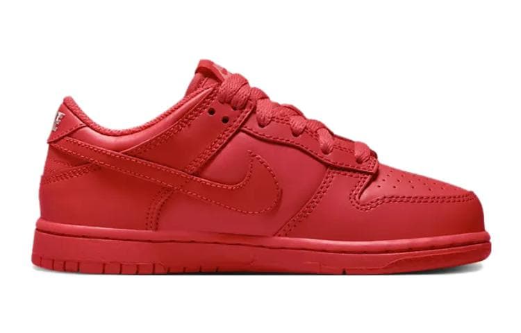 Кроссовки Nike Dunk Кожа Низкий Верх Детские Скейтбординги Красный Детский Возраст 3-7 Лет - изображение 2