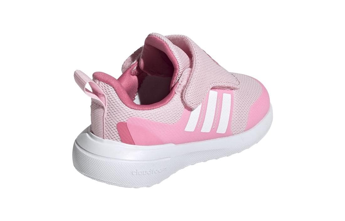 Кроссовки Adidas Neo Run 60s 2,0 Устойчивая к истиранию низкая детская обувь Белый Розовый для младенцев и малышей - изображение 3
