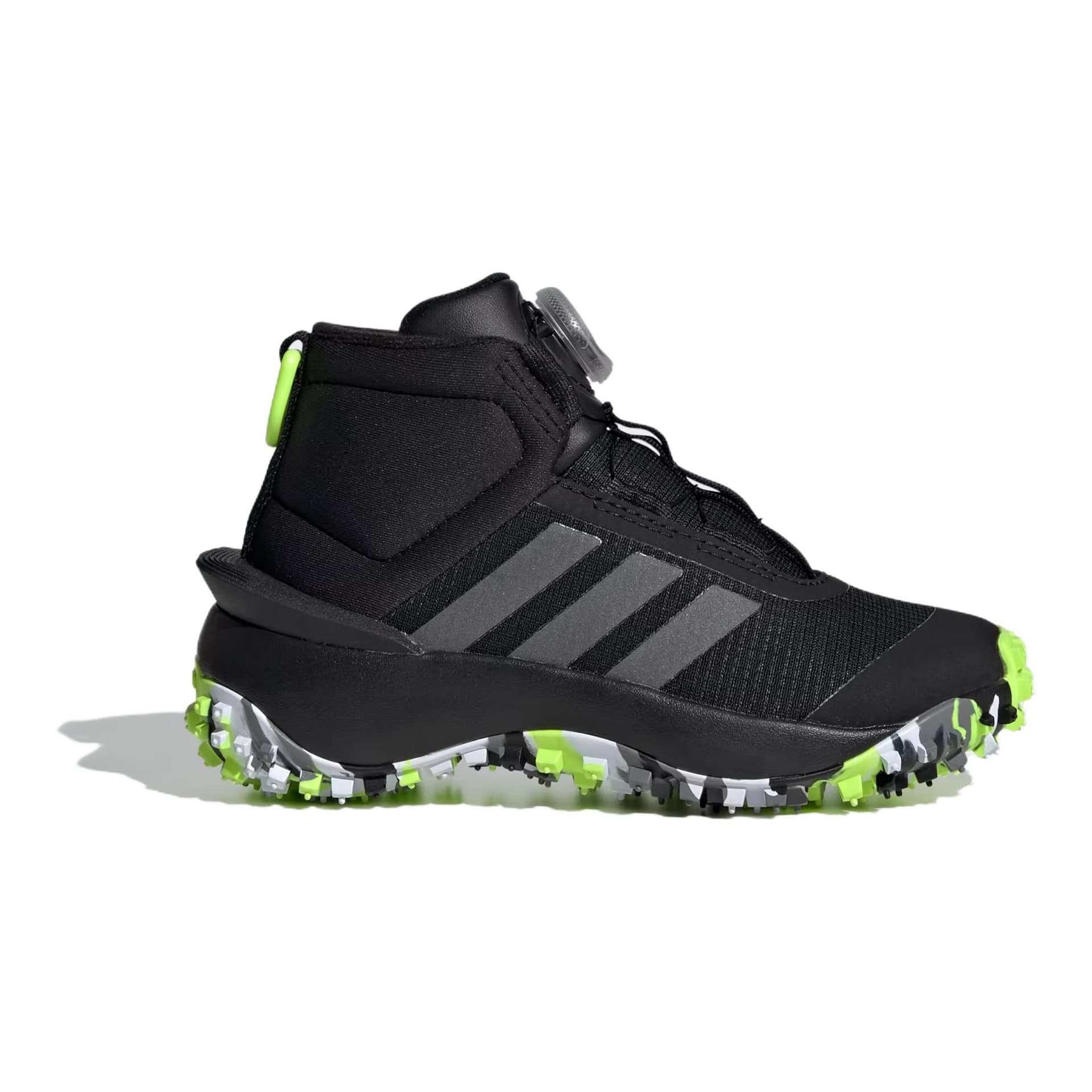 Кроссовки Adidas Fortatrail противоскользящие устойчивые к истиранию с верхом MID детские беговые кроссовки черные детские - изображение 2
