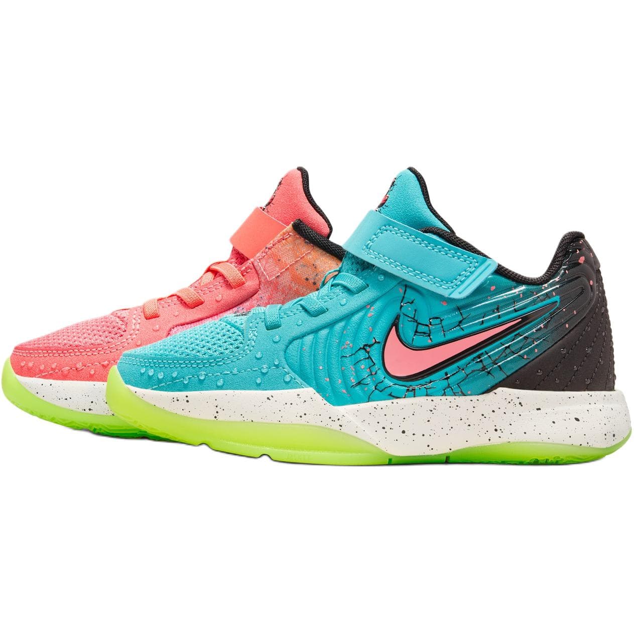 Кроссовки для баскетбола Nike X Kool Aid Ja 2 Противоскользящие Низкие Детские Баскетбольные Кроссовки Красный Синий Малыш - изображение 3