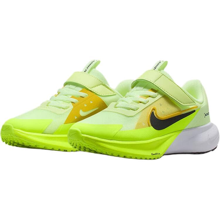 Кроссовки Nike SONIC FLY Устойчивые к истиранию Низкие Детские Беговые Кроссовки Светло-зеленый Желтый Черный Детский - изображение 3