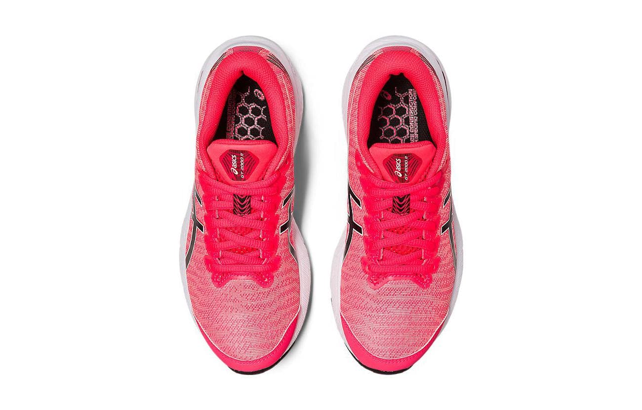 Кроссовки Asics GT 2000 11 Устойчивый к истиранию Отскок Дышащий Поддержка Низкий Верх Детская Беговая Обувь Розовая Унисекс - изображение 5