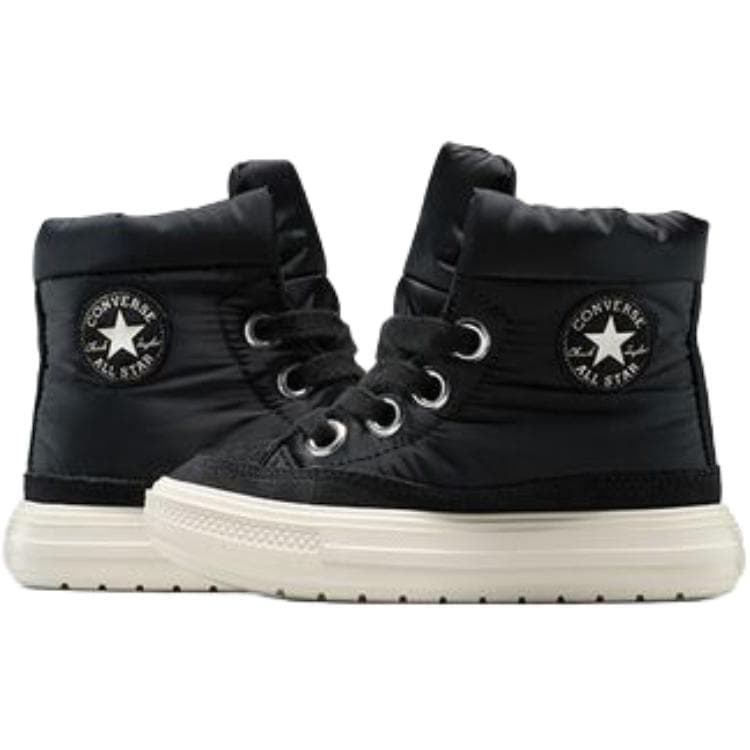 Converse Chuck TAYLOR All Star Водонепроницаемые и Теплые Детские Ботинки Черные - изображение 4
