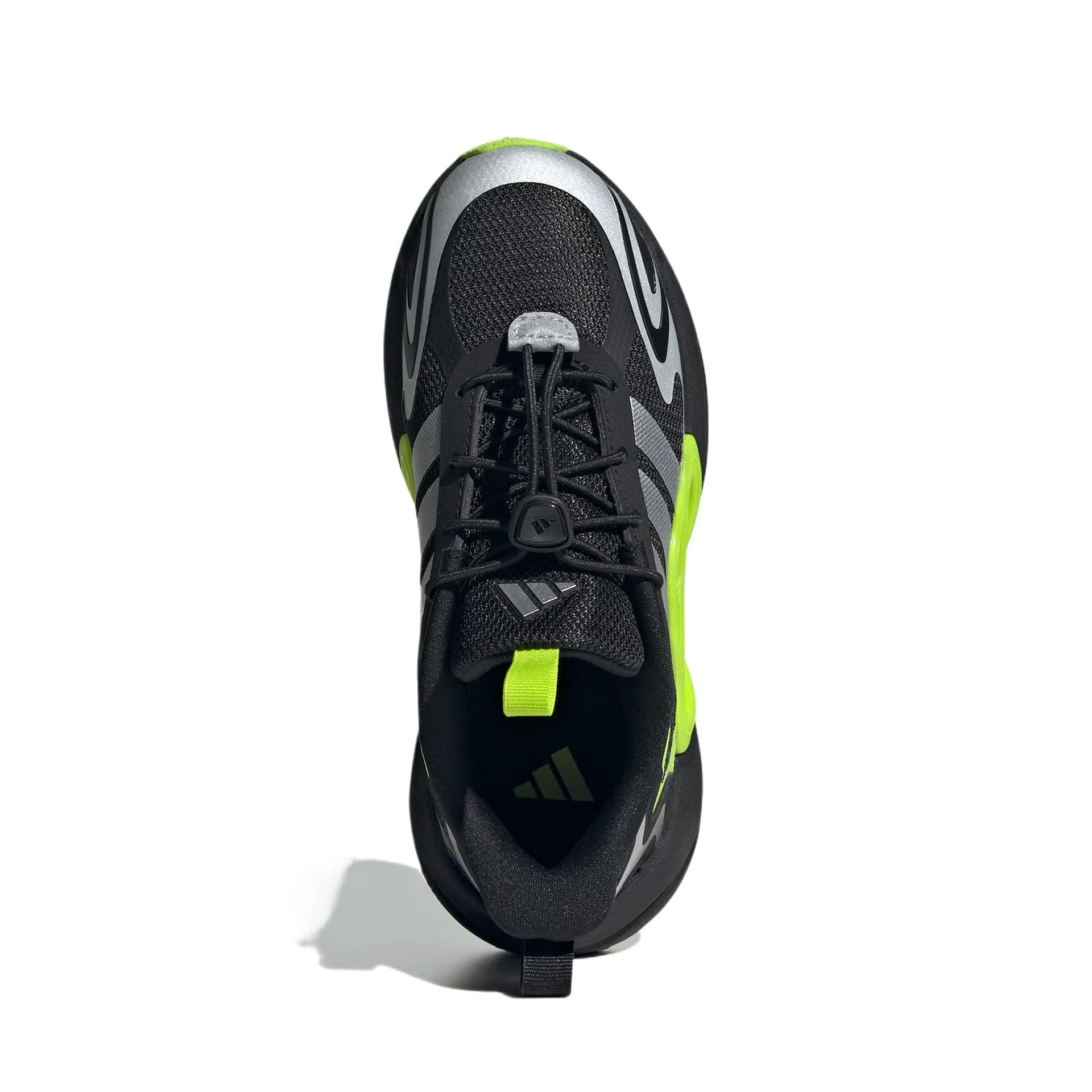 Adidas Galaxy Scout Low Top Детские Тренировочные Кроссовки Черный Металлический Серебристый Ярко-Белый Малыш - изображение 3