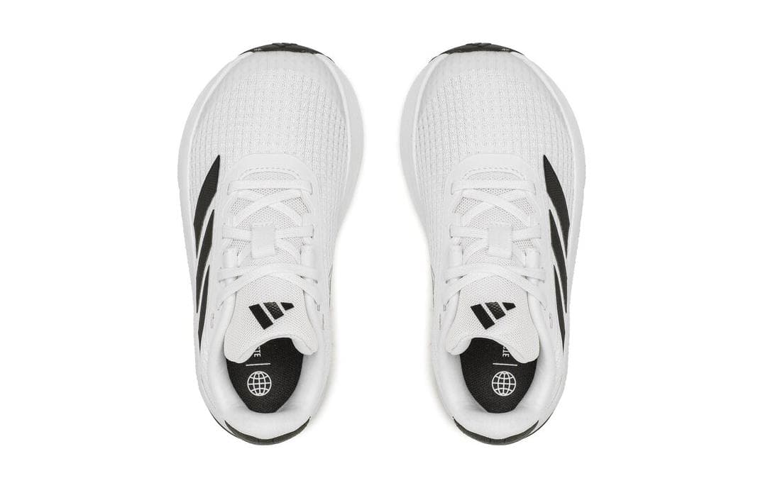 Кроссовки Adidas Duramo Sl Сетчатый низ детские беговые кроссовки белый и черный для малышей - изображение 5
