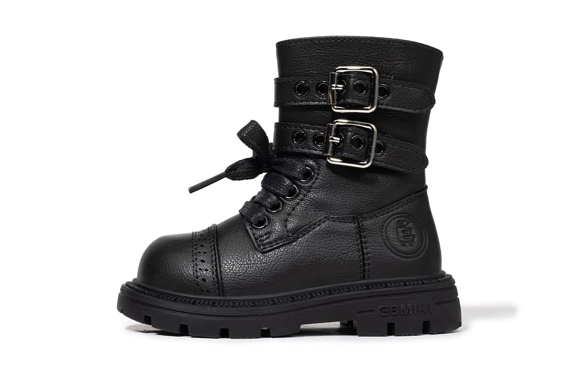 EBMINI Детские кожаные сапоги High Top Kids - изображение 1