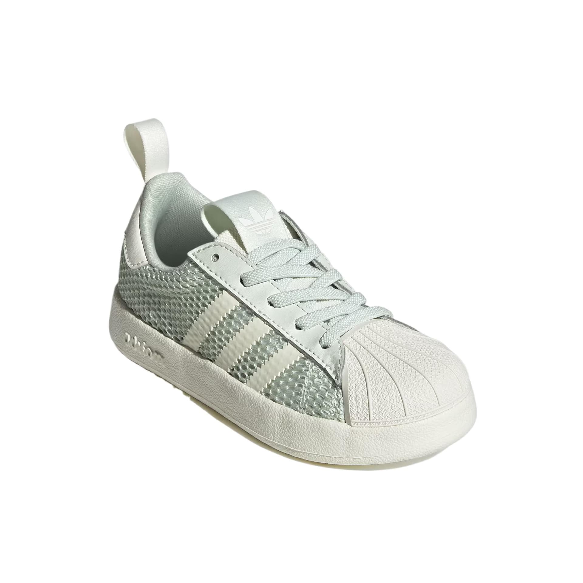 Кроссовки Adidas Originals AdiFOM Superstar Low Топ Детская Скейтбординг Обувь Кристально-Зеленый Жадеит Детская - изображение 4
