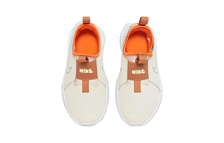 Кроссовки Nike Flex Runner 2 Противоскользящие Устойчивые к истиранию Низкие Детские Беговые Кроссовки Светлый Айвори Белый - изображение 3