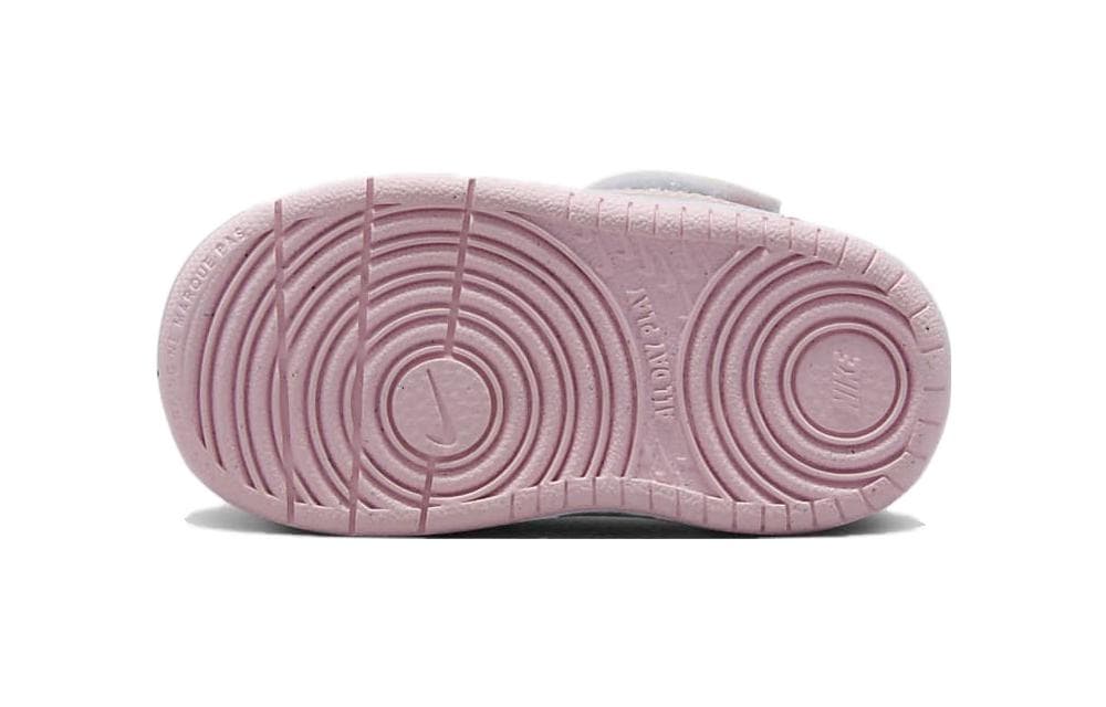 Кроссовки Nike Court Borough Low противоскользящая амортизация низкий топ обувь для малышей белый розовый для младенцев и малышей - изображение 6