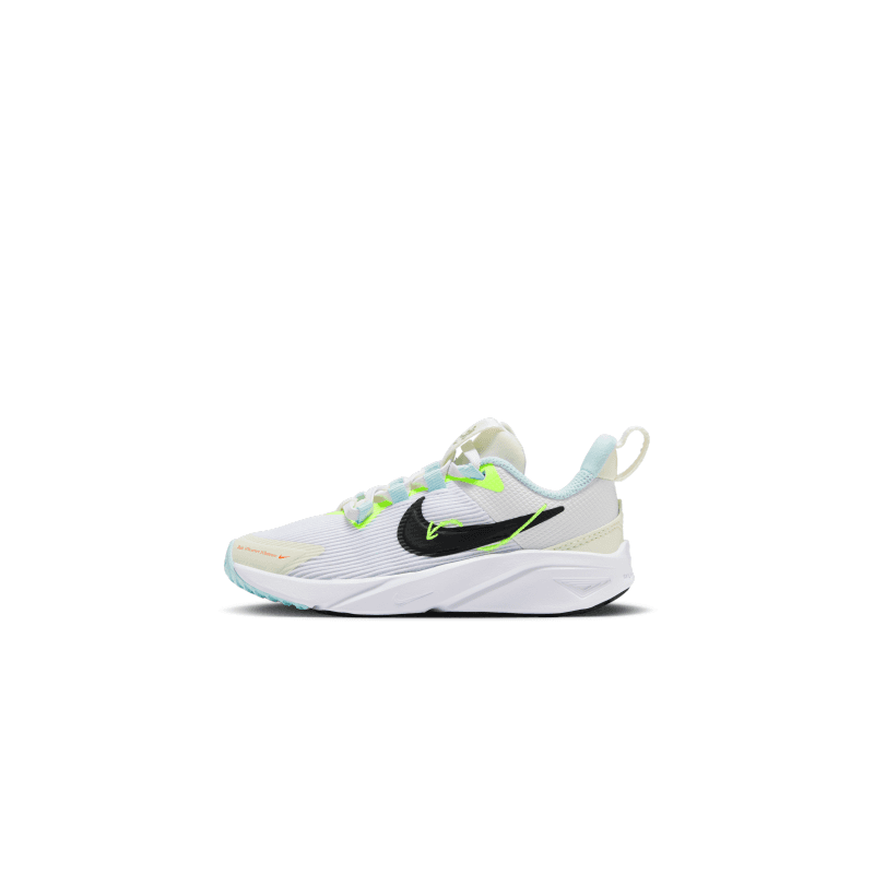 Кроссовки NIKE Star Runner 4 Устойчивые к истиранию Низкие Детские Лайфстайл Кроссовки Белые Детские - изображение 1