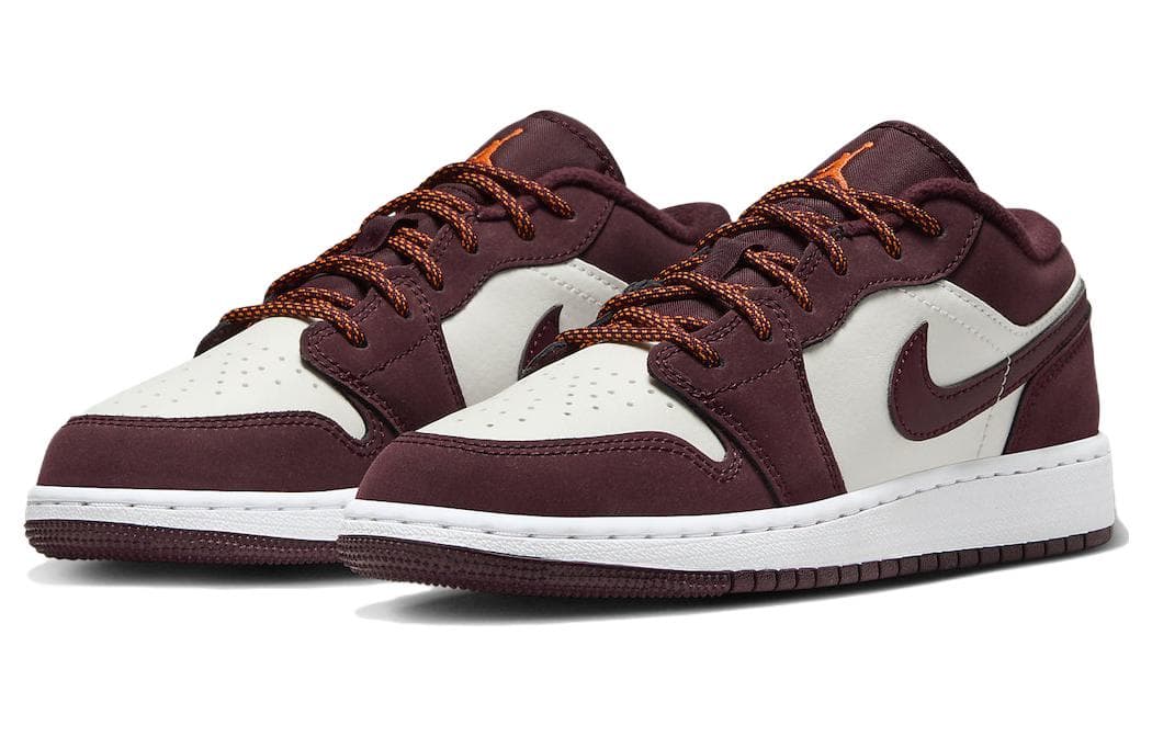 Кроссовки для баскетбола Jordan Low "Night Maroon" GS - изображение 3