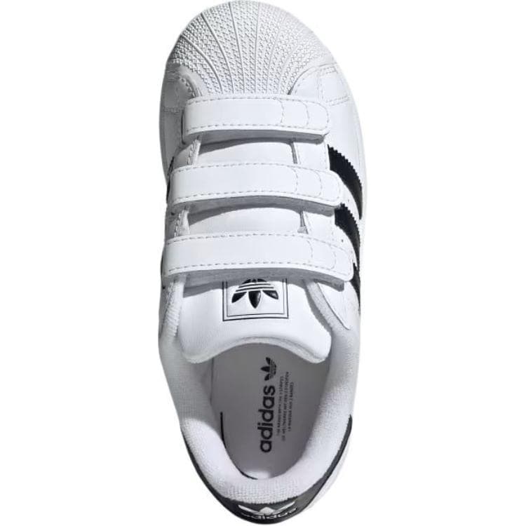 Кроссовки Adidas Originals Superstar 2 Мягкий и Комфортный Низкий Топ Детская Скейтбординг Обувь Белый Детский - изображение 5