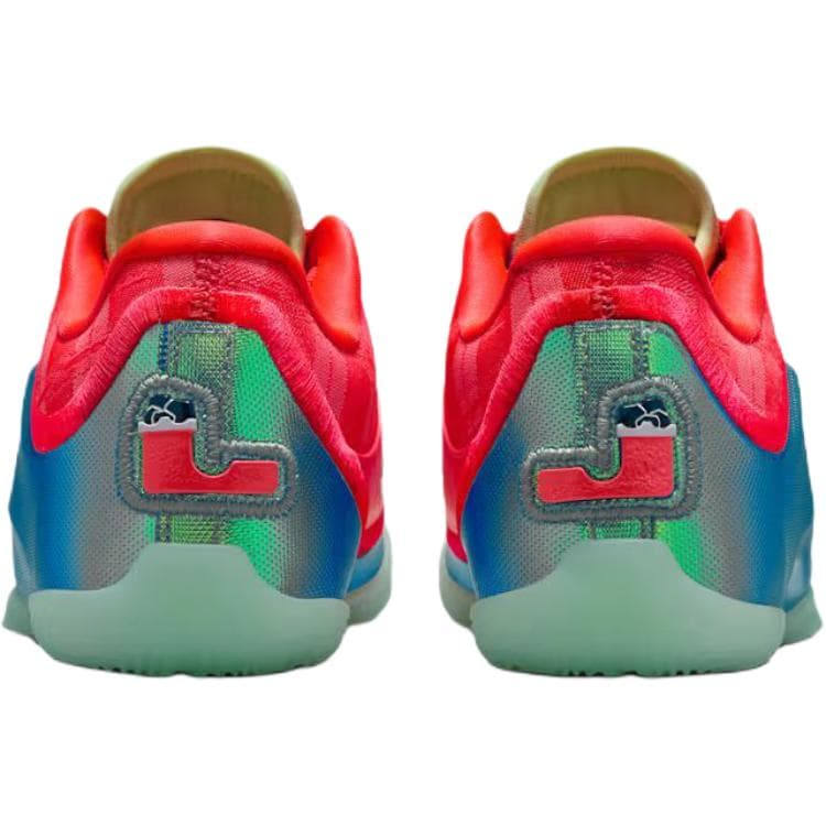Кроссовки для баскетбола Nike Lebron 23 Low Топ Детская Баскетбольная Обувь Красная Зеленая Малыш - изображение 4