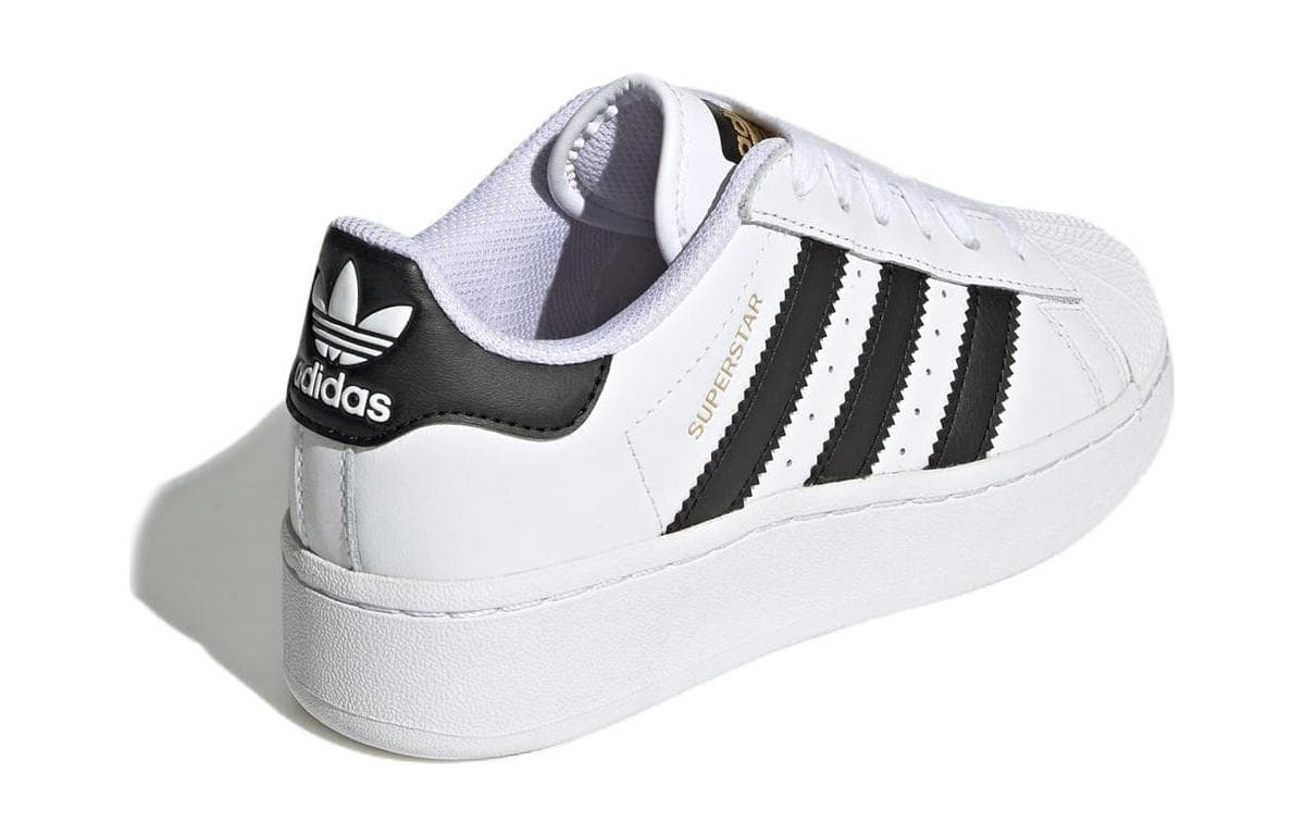 Кроссовки Adidas Originals SUPERSTAR Устойчивая к истиранию низкая детская обувь для скейтбординга белый унисекс - изображение 2
