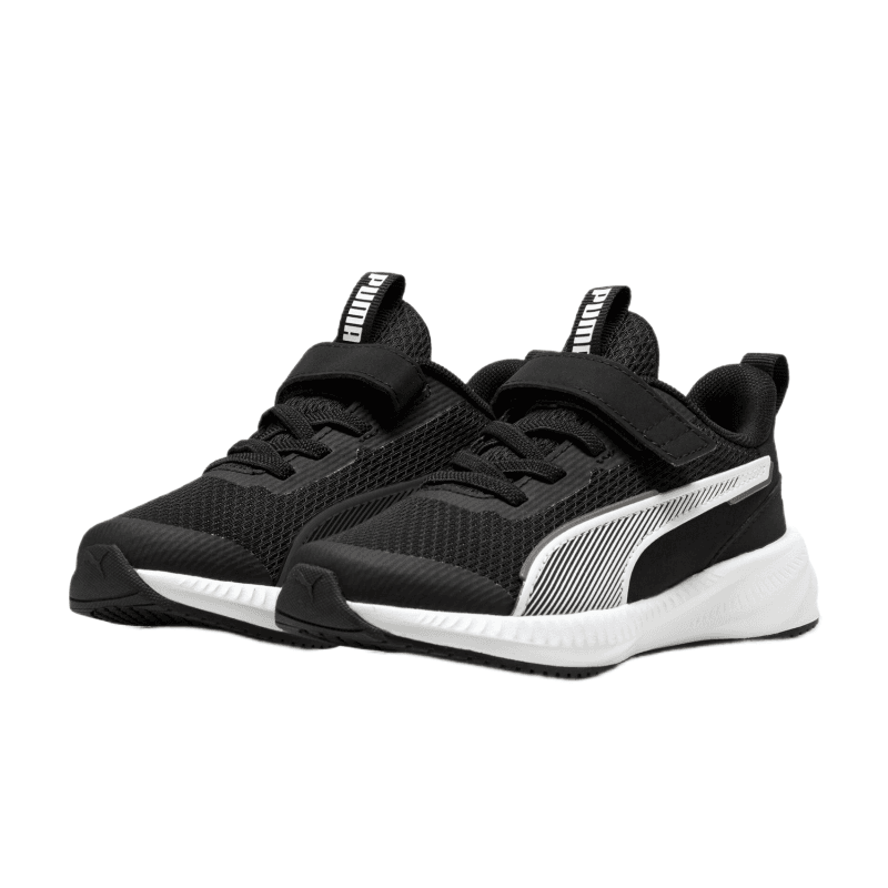Кроссовки PUMA Flyer Low Детская беговая обувь черный белый для малышей - изображение 3