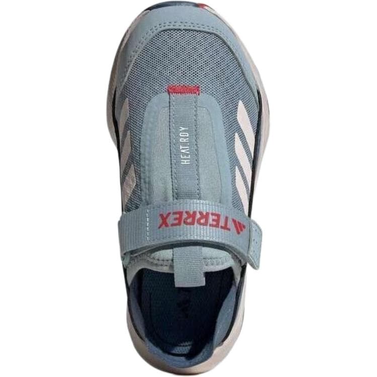 Adidas VOYAGER 21 Противоскользящая Устойчивая к истиранию Низкий Верх Детская Туристическая Обувь Серый Детский - изображение 4