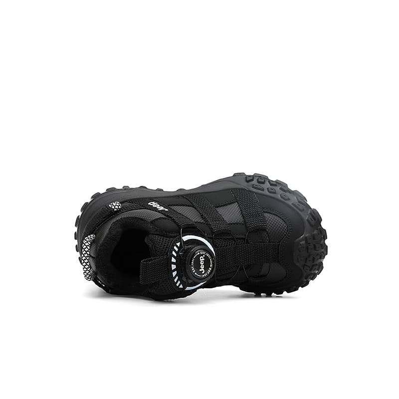 Кроссовки Jeep Warm Sun Collection с флисовой подкладкой удобные универсальные кроссовки с низким верхом для бега черные детские - изображение 2