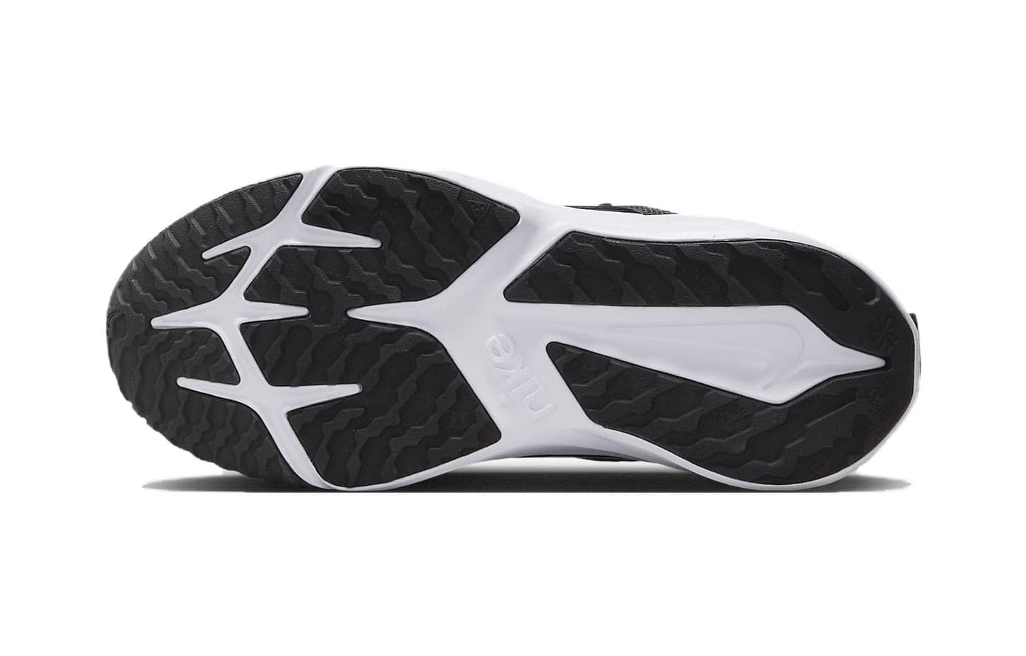 Кроссовки Nike Star Runner 4 Противоскользящие Устойчивые к истиранию Низкие Детские Беговые Кроссовки Черный Белый Детский - изображение 6