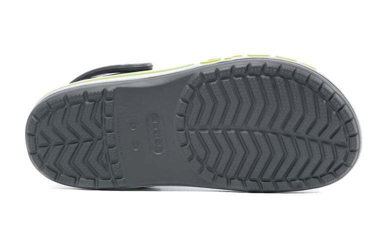 Сандалии Crocs Bayaband Clog противоскользящие и дышащие детские сандалии серого цвета для малышей - изображение 5