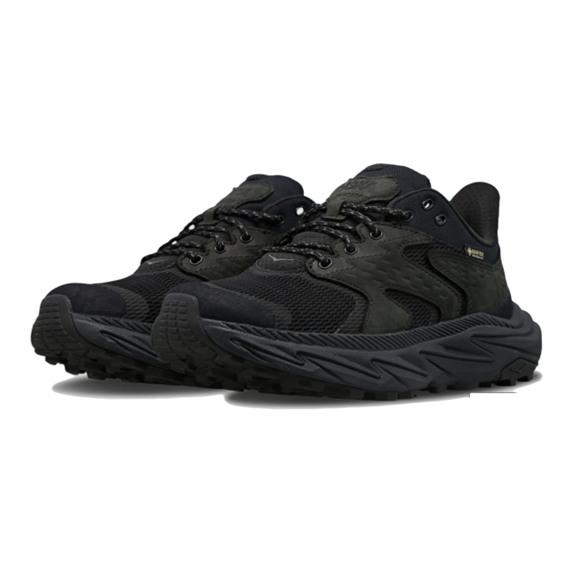 Кроссовки HOKA ONE ONE Противоскользящие Износостойкие Низкие Детские Беговые Кроссовки Черные Подростковые - изображение 3
