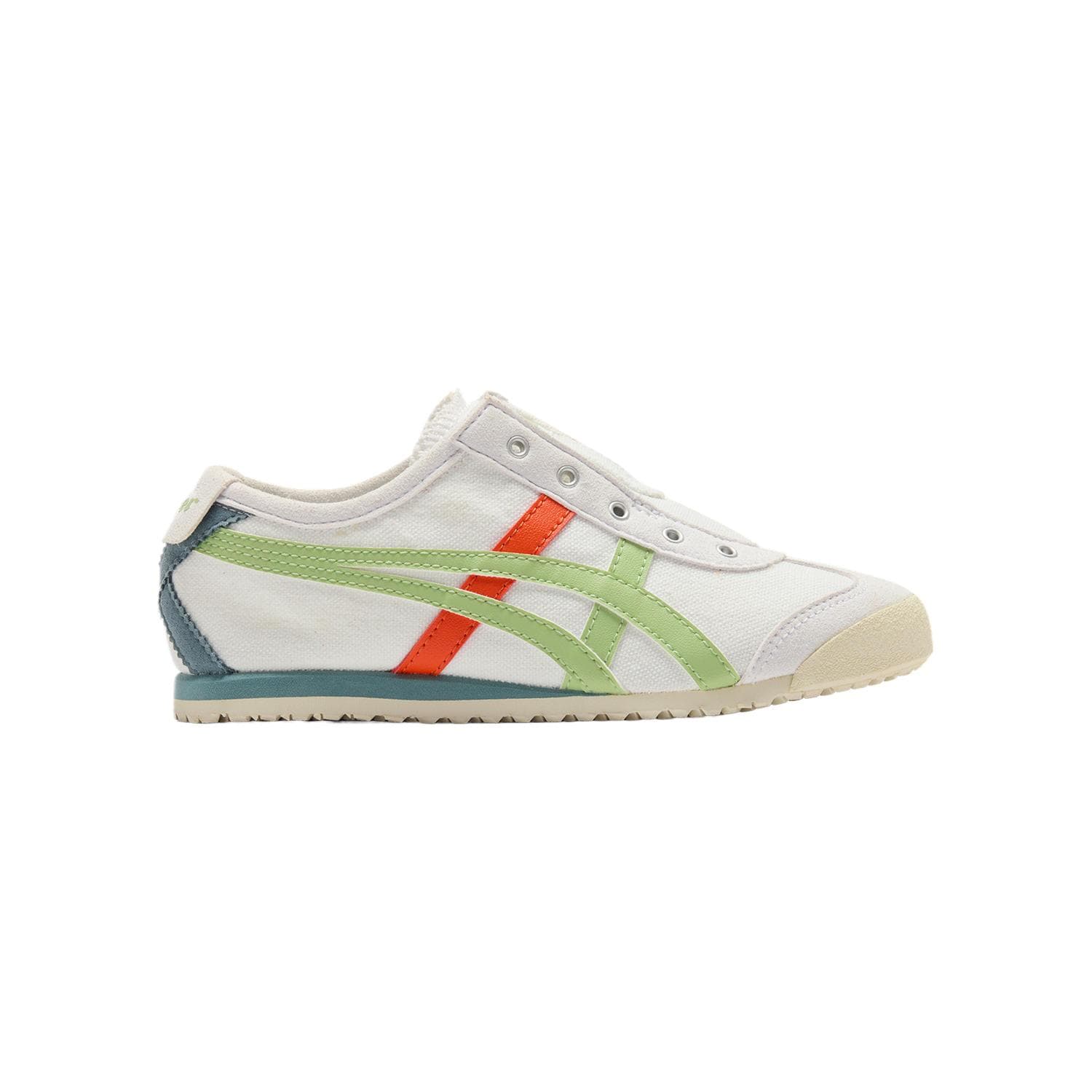 Onitsuka Tiger MEXICO 66 Детская тренировка Кроссовки Белый Зеленый Малыш - изображение 2