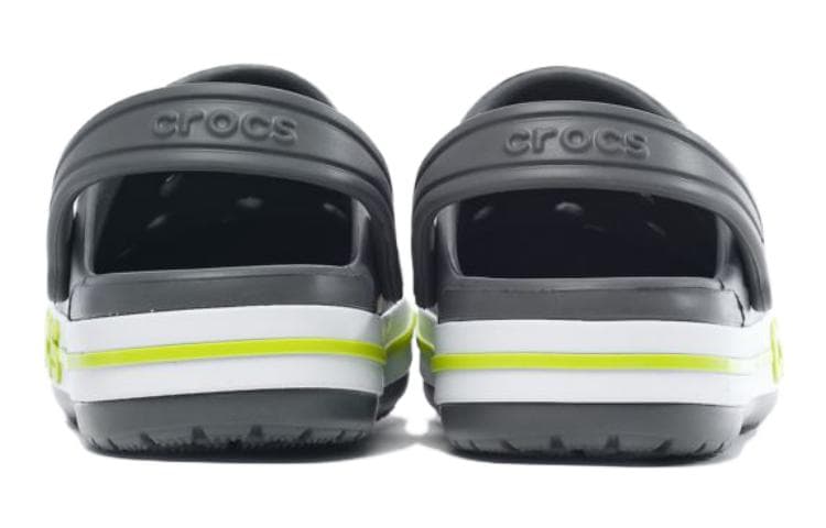 Сандалии Crocs Bayaband Clog противоскользящие и дышащие детские сандалии серого цвета для малышей - изображение 4