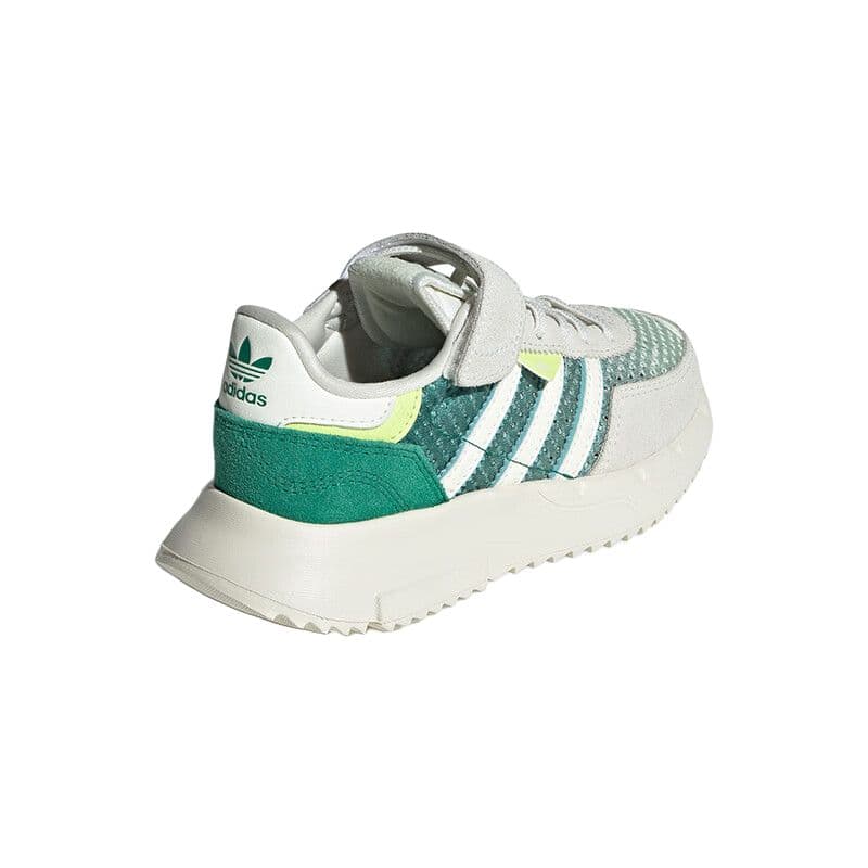 Кроссовки Adidas Originals Retropy F2 Low Топ Kids Lifestyle Shoes Зелено-бежевый Детский - изображение 4