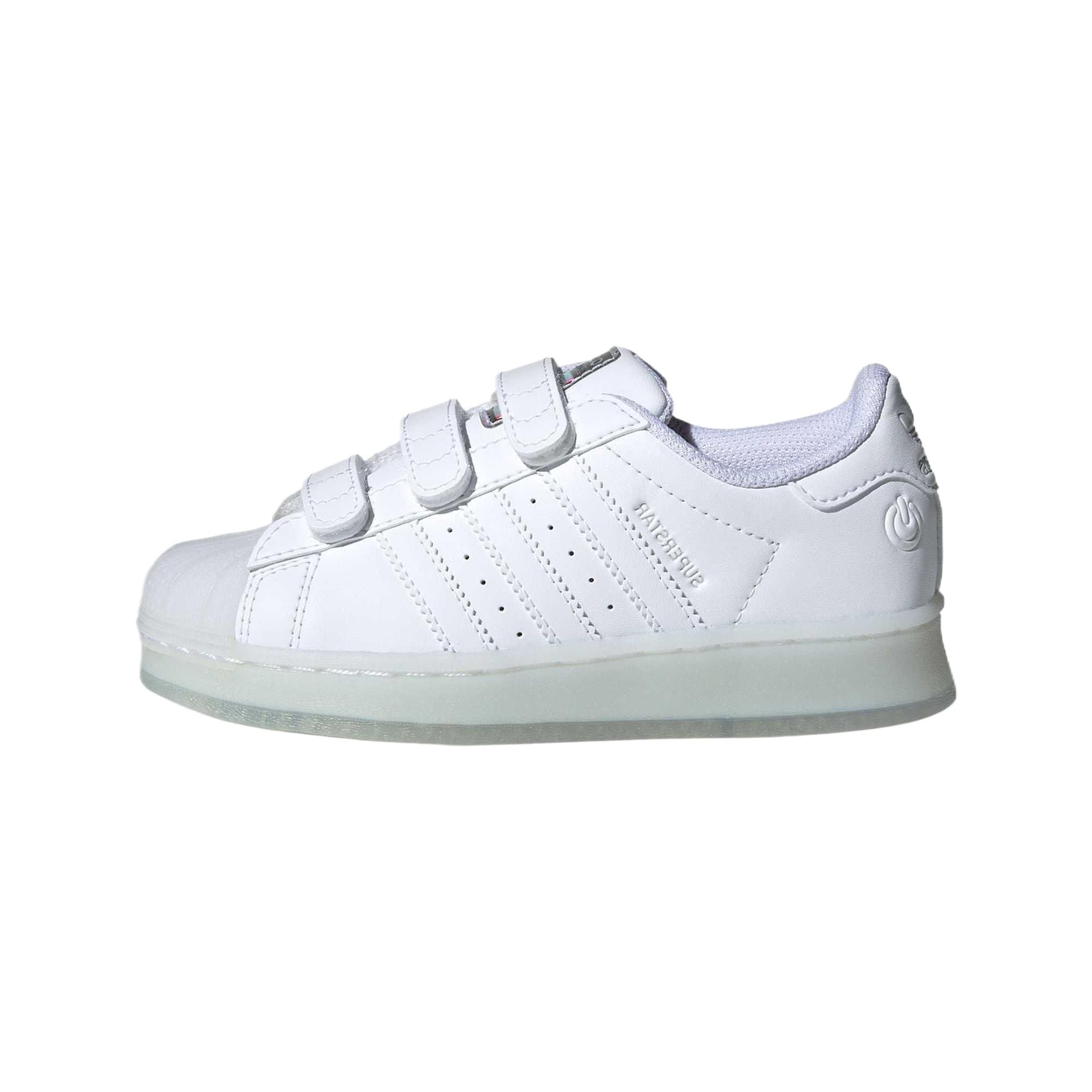 Кроссовки Adidas Originals Синтетическая кожа Низкие кеды Детская Скейтбординг Обувь Белая Малыш - изображение 1
