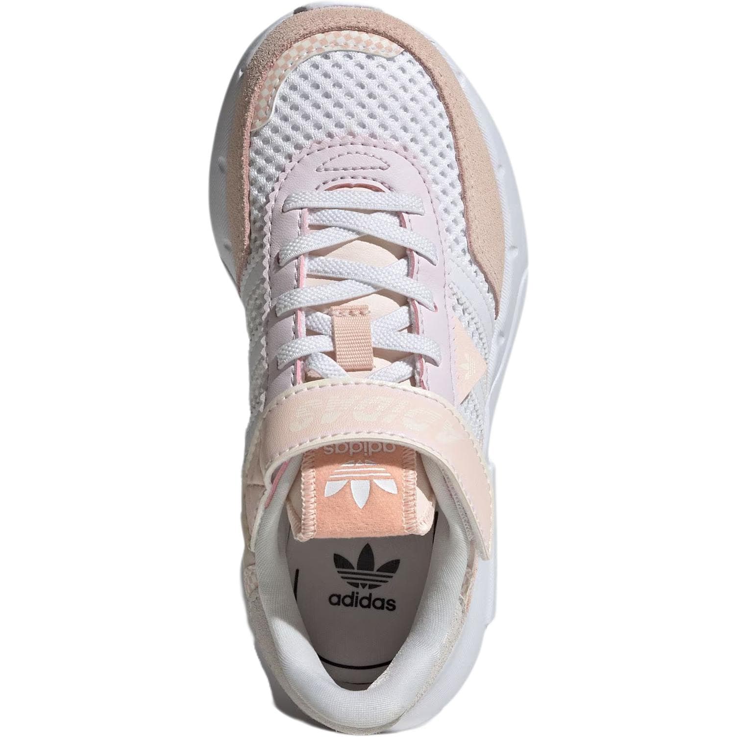 Кроссовки Adidas Originals Retropy F2 Low Топ Детские беговые кроссовки Розовый Детский - изображение 3